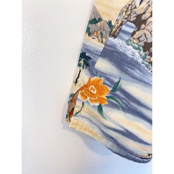 Pierre Cardin 2XLT Hawaiian Shirt 100% Cotton Made in Korea Floral Beach… - Picture 7 of 7